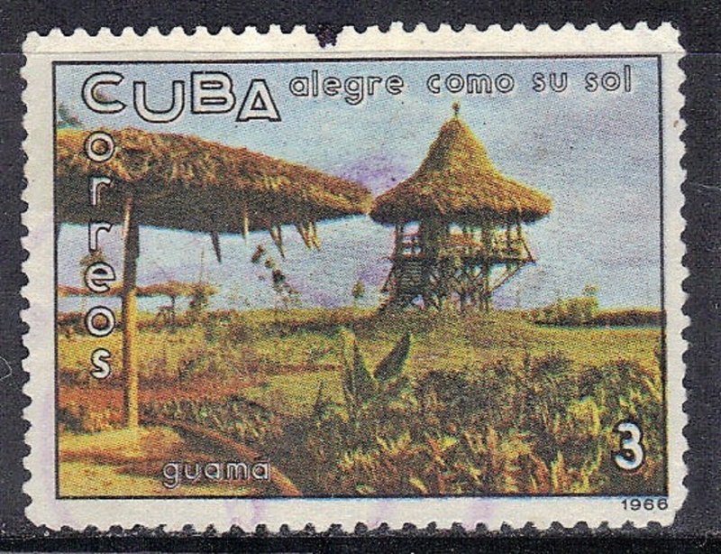 CUBA SC# 1075 **USED** 3c  1966     SEE SCAN