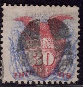US Stamp #121 USED SCV $375