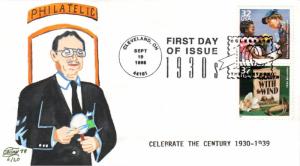 #3185d//i 1930's Celebrate the Century Ray FDC