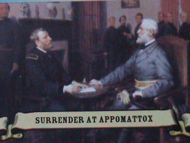 ​ANTIQUE-BARBUDA -AMERICAN CIVIL WAR-THE BATTLE FIELDS MNH SHEET VERY FINE