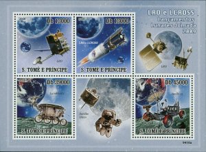 Space LRO and LCROSS Launch on Lunar Journey 2009 S/S MNH #4135-4138