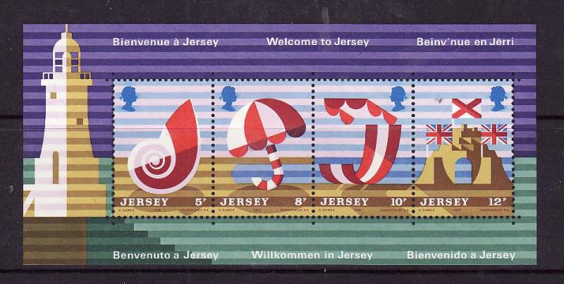 Jersey-Sc#127a-unused NH sheet-Tourist Publicity-1975-