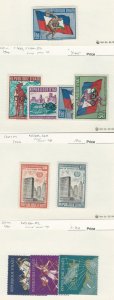Haiti, Postage Stamp, #C147 LH, 451, C148-50, C168-9, C180-2 Mint NH,  JFZ 