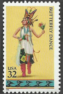 # 3073 MINT NEVER HINGED ( MNH ) BUTTERFLY DANCE