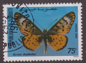 Djibouti 571 Acraea Doubledayi 1984