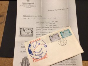 Iceland 1962 Atlantic Telephone Cable  first day cover Ref 60384