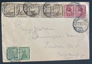 1919 Cairo Egypt Cover to London England