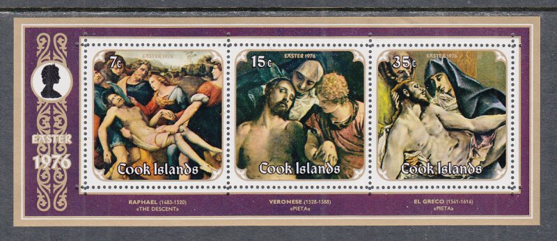 Cook Islands 444a Easter Souvenir Sheet MNH VF