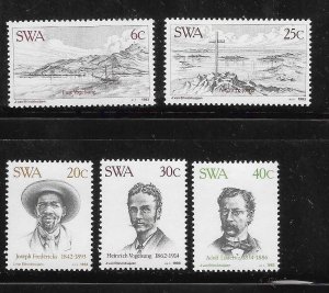 South West Africa 1983 City of Luderitz centenary Sc 503-507 MNH A947