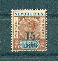 Seychelles sc# 24 mh cat value $27.50