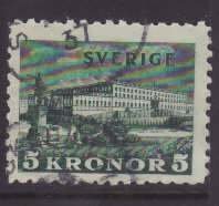 Sweden-Sc#229- id5-used 5k Royal palace-1931-