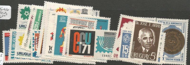 Uruguay SC 775-96 MNH/MOG (6coq)