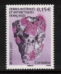 FRENCH ANTARCTIC 2007 Corundum; Scott 375, Yvert 453; MNH