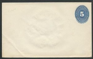 MEXICO Early 5c envelope - unused..........................................58522