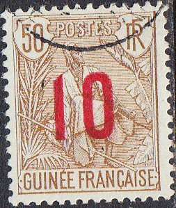 French Guinea #62 Used