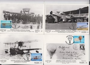 Jersey 1973 Aviation History - set 4 Maxicard