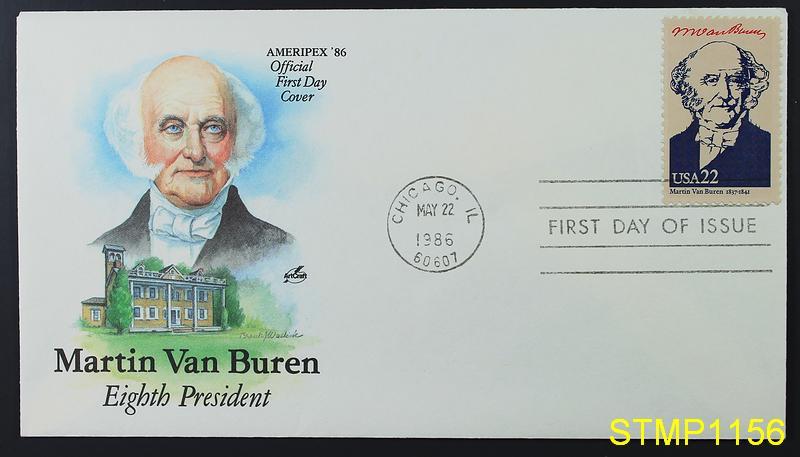 Martin Van Buren 8th President ARTCRAFT FIRST DAY COVER