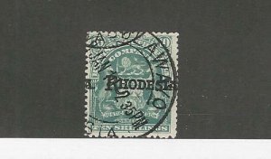 Rhodesia Postage Stamp, #98 Used, 1909, JFZ