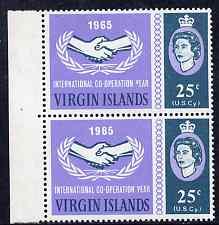 British Virgin islands 1965 International Co-operation Ye...