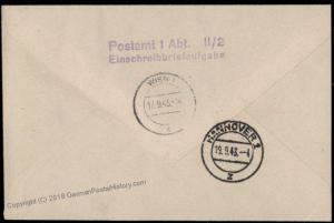 Germany 1943 Grosser Preis von Wien Vienna Horse Race Registered Cover 71811