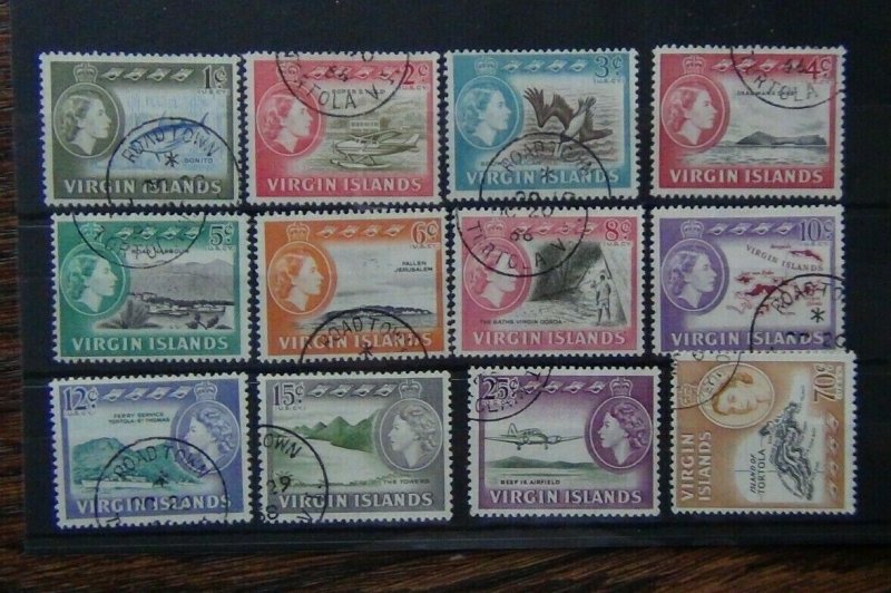 British Virgin Islands 1964 - 68 to 70c Used 