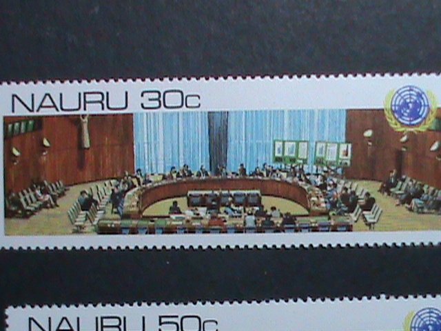 ​NAURU-1980-SC#222-3  20TH ANNIVERSARY UN DE-COLONIZATION DECLARATION -MNH -VF