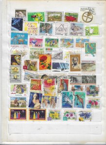 AUSTRALIA COLLECTION ON STOCK SHEET MINT/USED