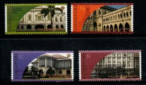 SINGAPORE SG971/4 1999 HISTORICAL BUILDINGS MNH