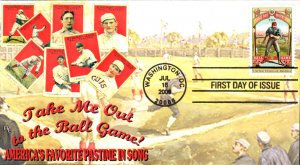 #4341 Take Me Out to the Ballgame Hobby Link FDC