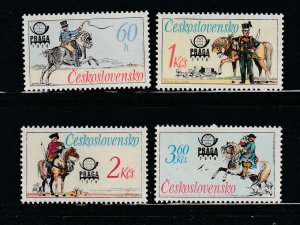 Czechoslovakia 2116-2119 Set MNH Postriders