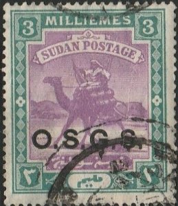 Sudan, #O4  Used From 1903-12