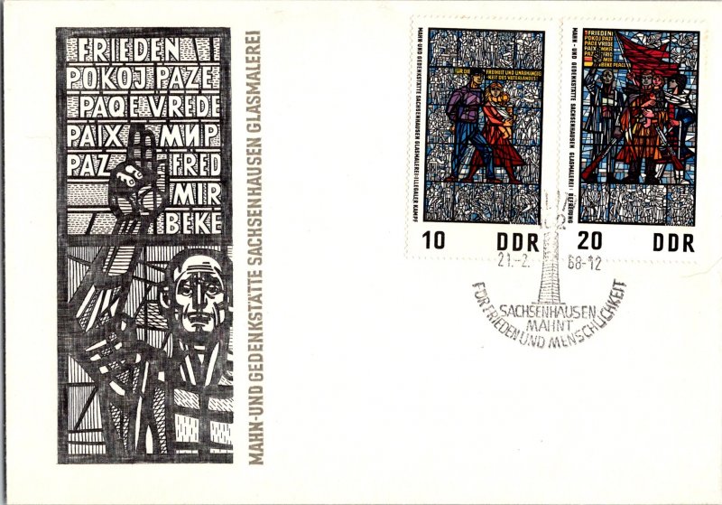 Germany D.D.R., Worldwide First Day Cover, Art