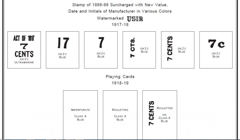 U.S.A. REVENUES STAMP ALBUM PAGES 1862-1995 (297 PDF digital pages)