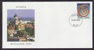 Estonia Millennium 2002 U/A FDC BIN