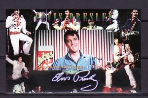 Congo, 2009 issue. Singer Elvis Presley, IMPERF s/sheet. ^