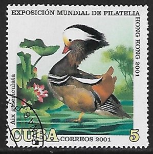 Cuba # 4123 - Mandarin Duck - unused / CTO.....{Z2}