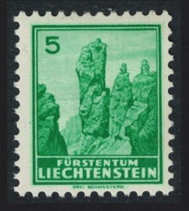 SALE Liechtenstein Three Sisters Mountains 1934 MH SC#117 SG#128 MI#127