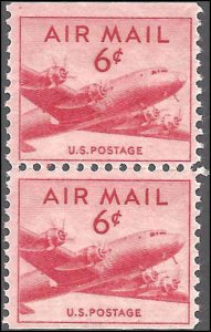 C39a Mint,OG,NH... Pair from Booklet... SCV $4.00