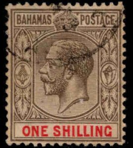 BAHAMAS Scott 80 One Shilling KGV stamp wmk 4