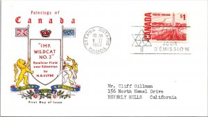 Canada 1967 FDC - Paintings Of Canada, Imp Wildcat #3  - Ottawa, Ont - J3930