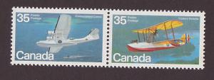 Canada 846a Planes pair VF MNH