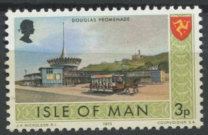 Isle of Man Sc#17 MNH, 3p multi, Views (1973)