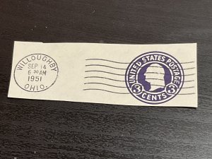 US SC# U436f Cut Square Used