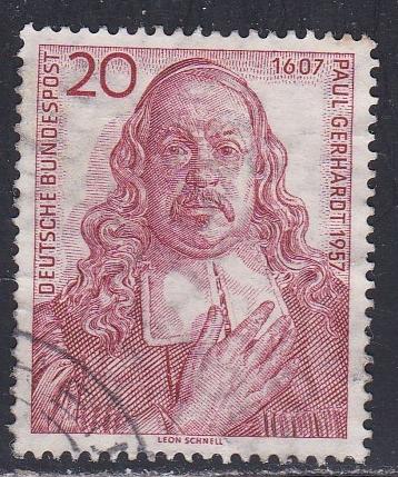 Germany #763, Paul Gerhardt, Used, Half Cat.