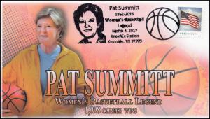 17-035, 2017, Pat Summitt, Knoxpex, Pictorial Cancel, Women's Basketball