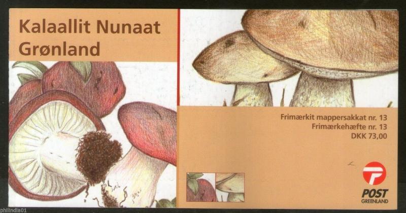 Greenland 2005 Mushrooms Fungi Plant Sc 2297a-d,2298 Booklet MNH # 5145