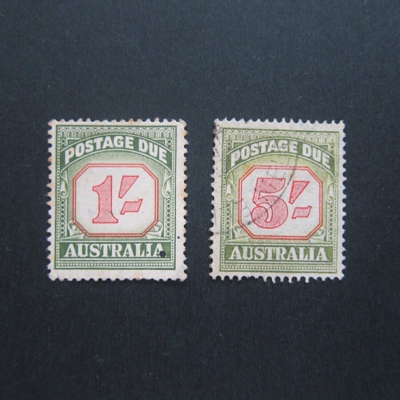 Australia 1953 Sc J81,83 FU