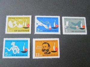 Bulgaria 1964 Sc 1306-10 set MNH