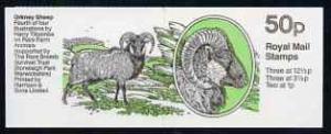 Booklet - Great Britain 1982-83 Rare Farm Animals #4 (Ork...