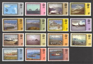 Falkland Islands Dependencies Sc# 1L38-1L52 MNH 1980 Map